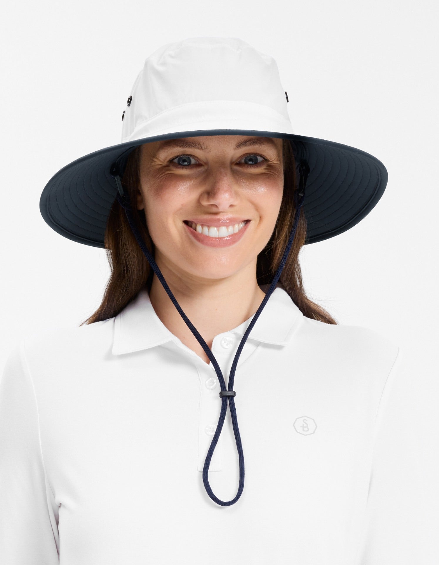 White / Navy
