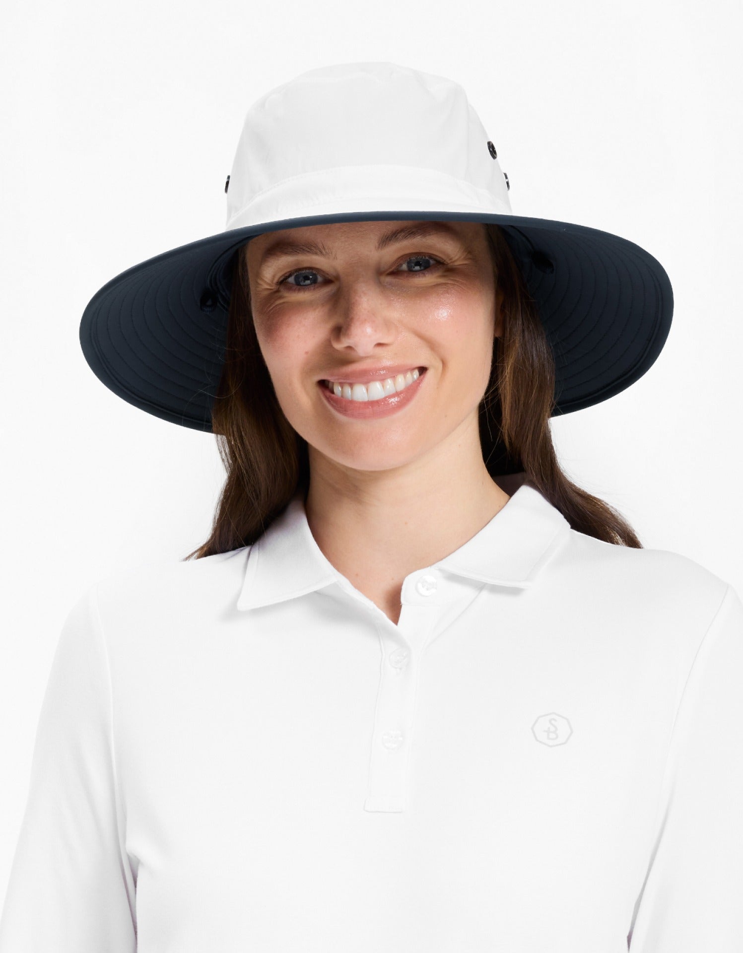 White / Navy